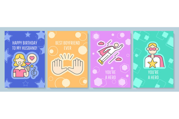 For Him Greeting Card Element Se