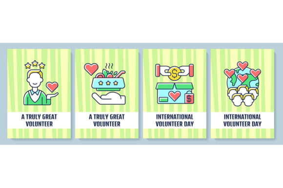 Volunteerism Celebration Greeting Cards: A Review for Graphics Sellers